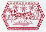 Tiger, Tiger, Burning Bright (Redwork)