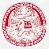 Rhino Road (Redwork)