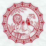 The King and the Monkey (Redwork)