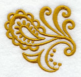 Golden Flower and Paisley II