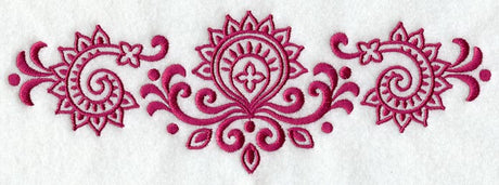 Indian Flower and Paisley Trio