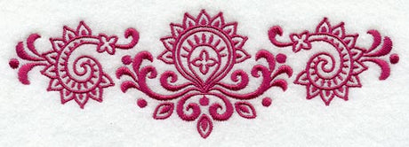 Indian Flower and Paisley Trio