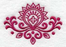 Indian Flower and Paisley