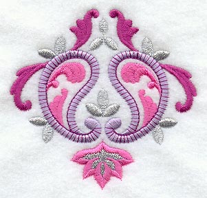 East Indian Paisley Flourish