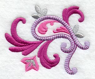 East Indian Paisley Flourish II