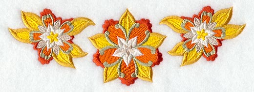 East Indian Floral Trio