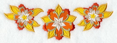 East Indian Floral Trio