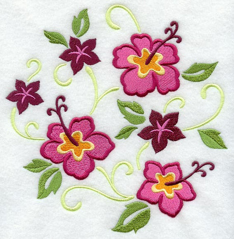 Tropical Hibiscus Circle