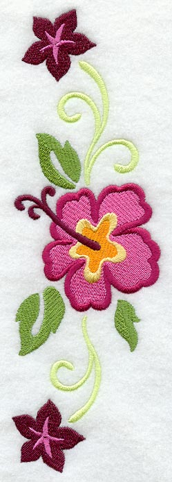 Tropical Hibiscus Spray - Mirror