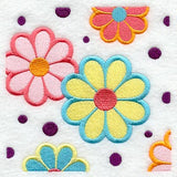 Flower Power Square - Dots
