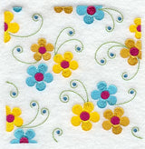 Flower Power Square - Swirls