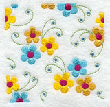 Flower Power Square - Swirls