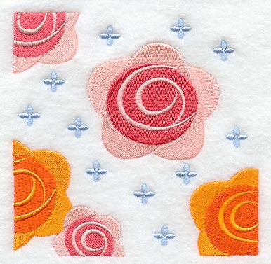 Flower Power Square - Stars