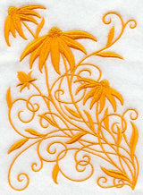 Blooming Black-eyed Susan Swirl