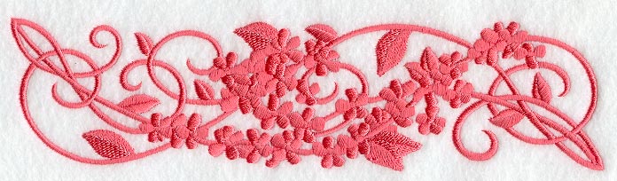 Blooming Blossoms Border