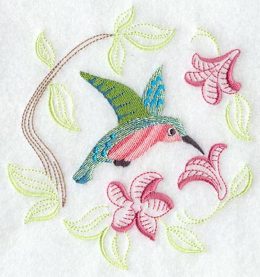 Hummingbird 1 (Variegated Thread)