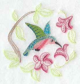 Hummingbird 1 (Variegated Thread)