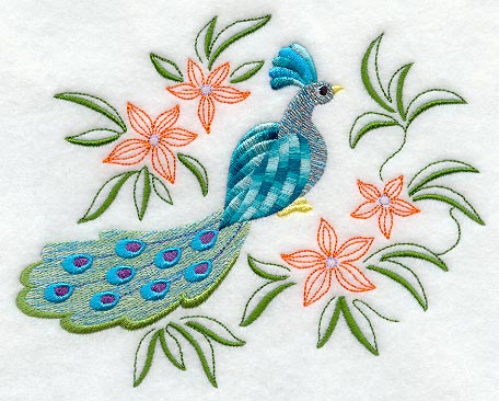 Peacock 2 (Variegated Thread)