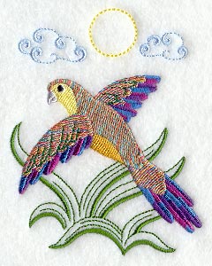 Parrot 2 (Variegated Thread)