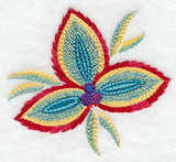 Crewel Fashion Flower 1 (Variegated Thread)