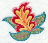 Crewel Fashion Flower 2 (Variegated Thread)