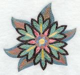 Crewel Fashion Flower 6 (Variegated Thread)