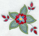 Crewel Fashion Flower 7 (Variegated Thread)