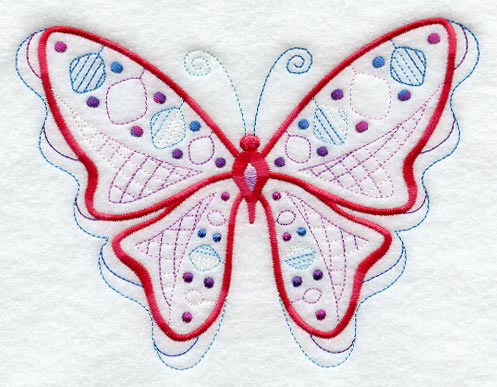 Flight of Fancy Butterfly 3 (Variegated Thread)