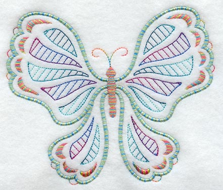 Flight of Fancy Butterfly 4 (Variegated Thread)
