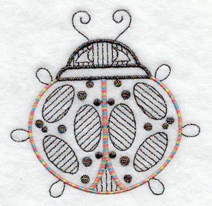Flight of Fancy Ladybug (Variegated Thread)