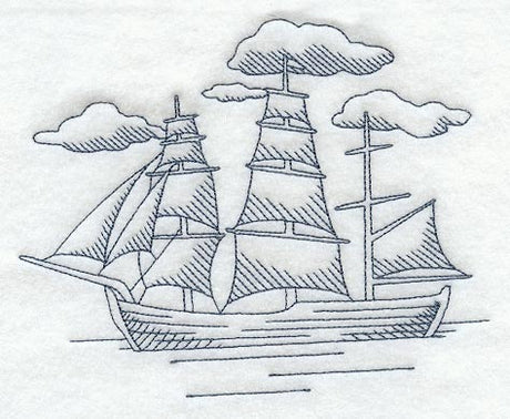 Tall Ship with 11 Sails