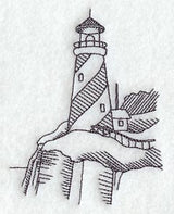 Swirl Stripe Lighthouse