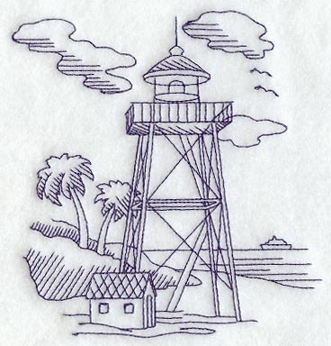Skeletal-style Lighthouse