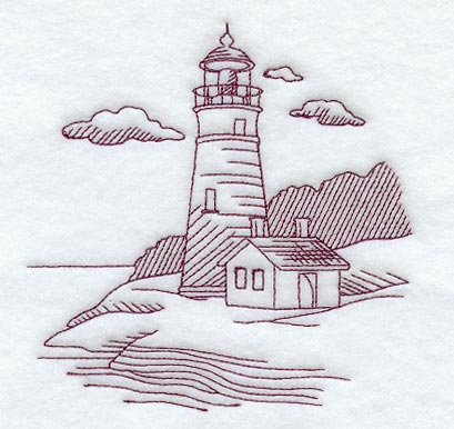 Cylindrical Tower Lighthouse
