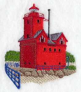 Holland Harbor Lighthouse (Big Red) (Michigan)