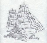 Tall Ship with 14 Sails