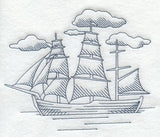Tall Ship with 11 Sails