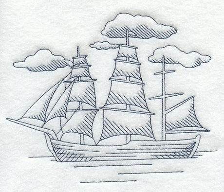 Tall Ship with 11 Sails