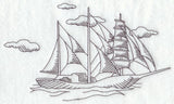 Tall Ship with 13 Sails
