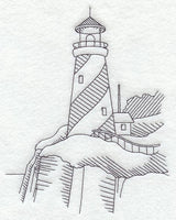 Swirl Stripe Lighthouse