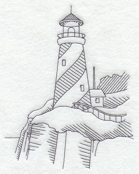 Swirl Stripe Lighthouse