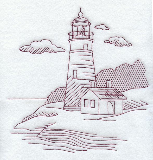 Cylindrical Tower Lighthouse