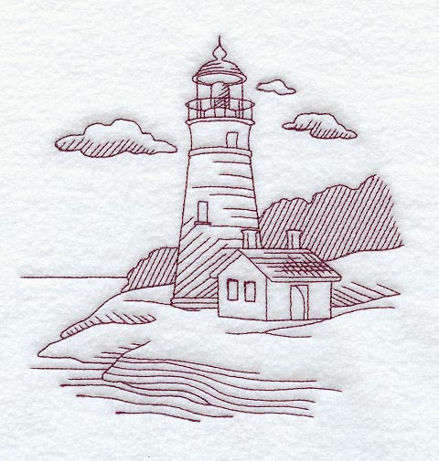 Cylindrical Tower Lighthouse