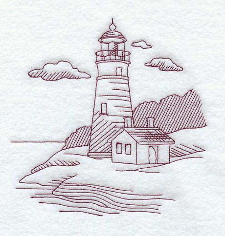 Cylindrical Tower Lighthouse