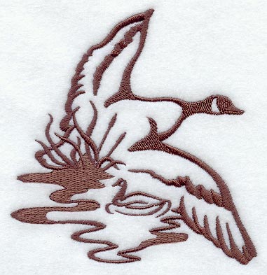 Canada Goose Silhouette Scene