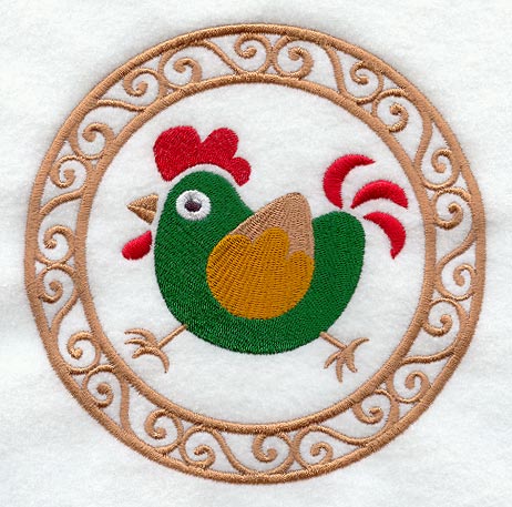 Chubby Rooster Circle