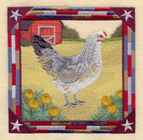 Ameraucana Hen Square
