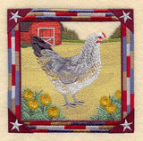 Ameraucana Hen Square