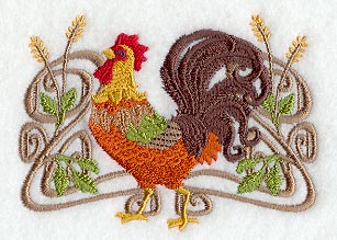 Art Nouveau Rooster