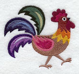 Colorful Cluck Rooster
